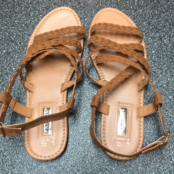 primark tan sandals